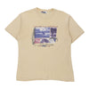 Vintage beige Fila T-Shirt - mens x-large