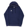 Vintage navy Adidas Hoodie - mens medium