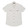 Vintage white Antony Morato Short Sleeve Shirt - mens large