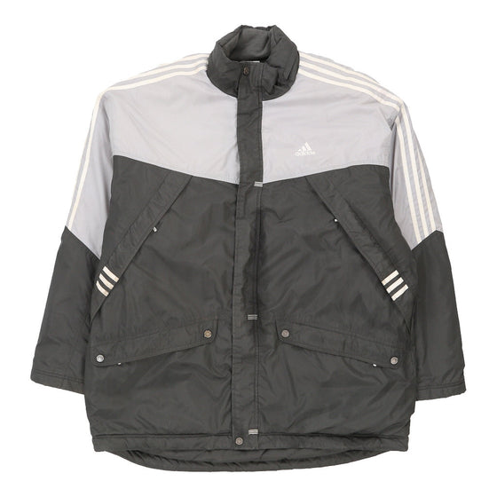 Vintage grey Adidas Jacket - mens x-large