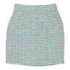 Vintage blue Freeling Mini Skirt - womens 26" waist