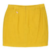 Vintage yellow Unbranded Mini Skirt - womens 30" waist