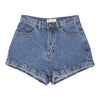 Vintage blue Aili Artisan Denim Shorts - womens 36" waist