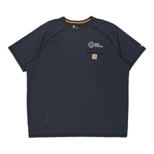  Pre-Loved navy Carhartt T-Shirt - mens xx-large