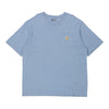 Pre-Loved blue Carhartt T-Shirt - mens x-large