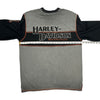 Harley Davidson Long Sleeve T-Shirt - XL- Grey Cotton