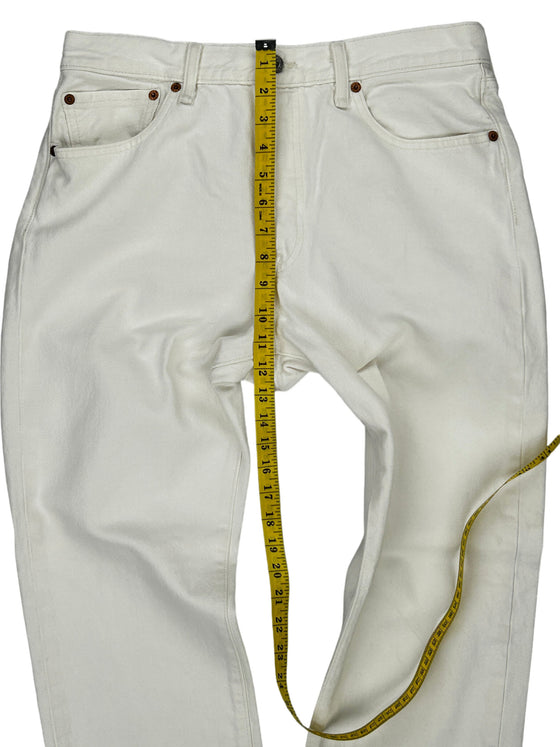 Levis Jeans - W32 L32 - White Cotton