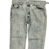 Levis 501 Acid Wash Jeans - 34W 31L - Multicoloured Cotton