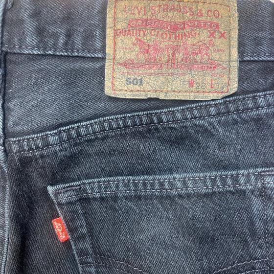 Vintage black 501 Levis Jeans - womens 28" waist