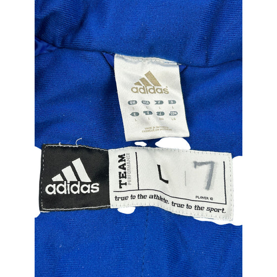 Adidas Carmel Team Jacket - Large - Blue Polyester