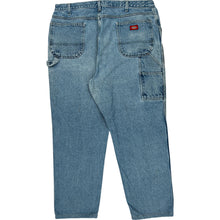  Dickies 1993SNB Loose Fit Carpenter Jeans - 40W 29L - Blue Cotton