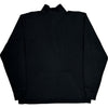 Carhartt 1/4 Zip Sweatshirt - Large - Black Cotton Blend