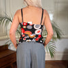 Vintage multicoloured Blondia Cami Top - womens large