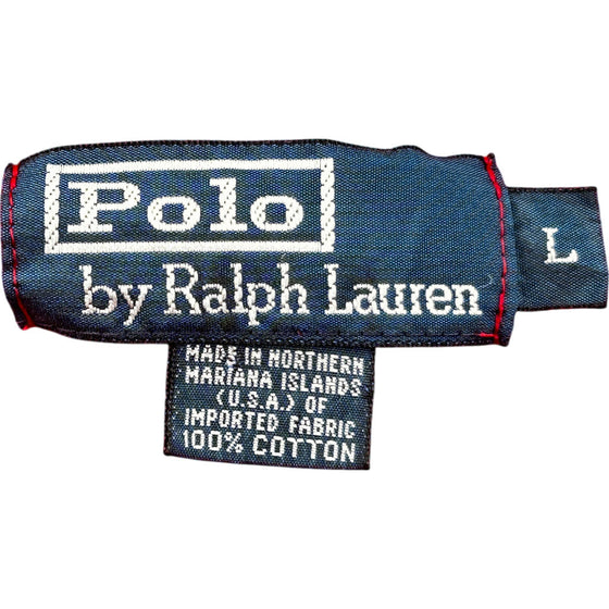 Polo Ralph Lauren 1/4 Zip Sweatshirt - Large - Red Cotton