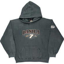  Nascar Danica 7 Hoodie - Large - Grey Cotton Blend