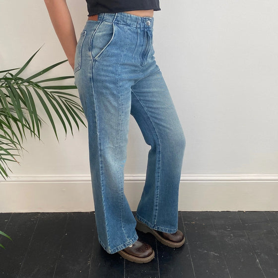 Vintage blue Benetton Jeans - womens 26" waist