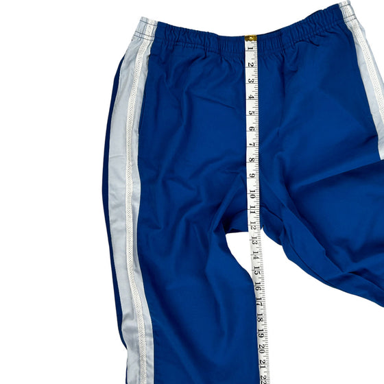 Nike Blue Track Pants - Medium - Blue Polyester