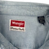 Wrangler Premium Quality Denim Shirt - XL Tall - Blue Cotton