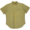 Ralph Lauren Classic Fit Striped Shirt - Large - Yellow Cotton