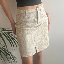  Vintage beige Krizia Mini Skirt - womens 28" waist