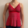 Vintage red Monella Vagabonda Cami Top - womens small