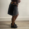 Vintage black Levis Denim Skirt - womens 32" waist