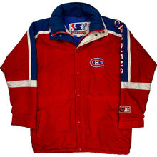  Starter Canadiens Jacket Red Blue - Large - Red Polyester