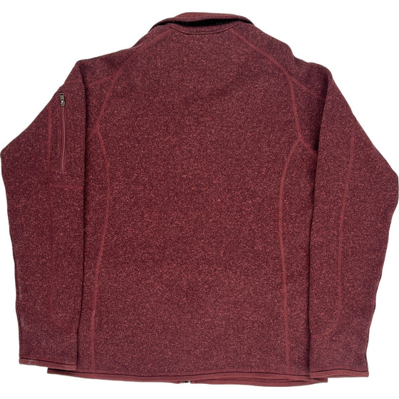 Patagonia Fleece Jacket - Large - Burgundy Polyester