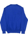 Polo Ralph Lauren V-Neck Jumper - X-Large - Blue Cotton