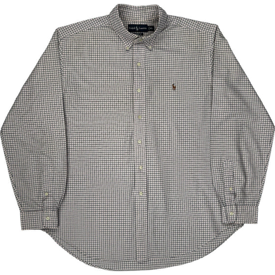 Ralph Lauren Classic Fit Shirt - XL - Check Cotton