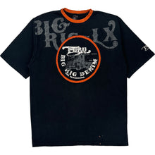  Fubu Trucker Union Graphic T-Shirt - XL - Black Cotton