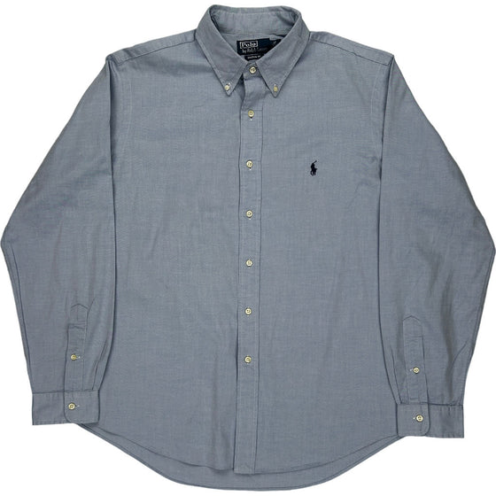 Polo Ralph Lauren Custom Fit Shirt - XL - Blue Cotton