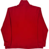 Polo Ralph Lauren 1/4 Zip Sweatshirt - Large - Red Cotton