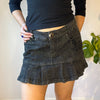 Vintage black Extyn Denim Skirt - womens 32" waist