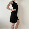 Vintage black Sarah Chole Halterneck Dress - womens x-small