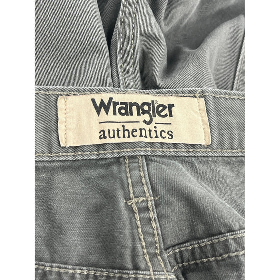 Wrangler Authentics Cargo Trousers - 36W 29L - Grey Cotton