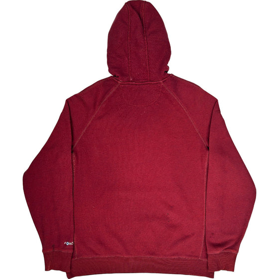 Carhartt Hoodie - Large - Red Cotton Blend