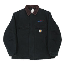  Vintage black Mediacom Carhartt Jacket - mens x-large