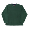 Vintage green Tommy Jeans Fleece - mens small