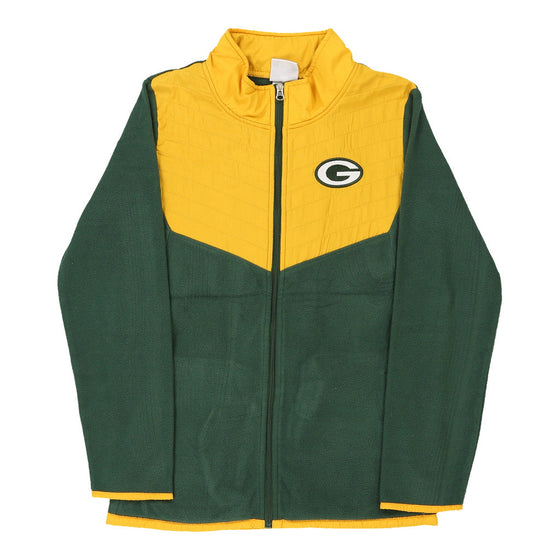 Vintage green Age 14 Green Bay Packers Nfl Team Apparel Fleece Jacket - boys x-large