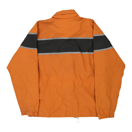 Harley Davidson Jacket - Small Orange Polyurethane