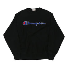  Vintage black Reverse Weave Champion Sweatshirt - mens large