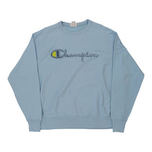  Vintage blue Reverse Weave Champion Sweatshirt - mens x-large