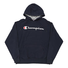  Vintage navy Champion Hoodie - mens x-large