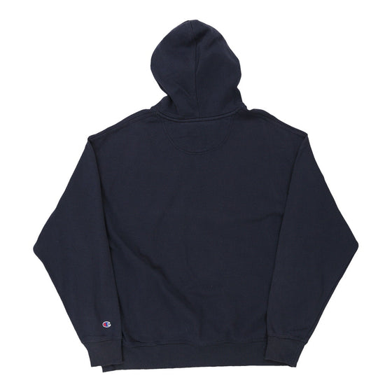 Vintage navy Champion Hoodie - mens x-large