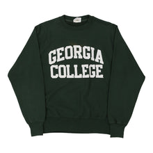  Vintage green Georgia Reverse Weave Champion Sweatshirt - mens medium