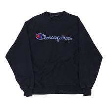  Vintage navy Champion Sweatshirt - mens large