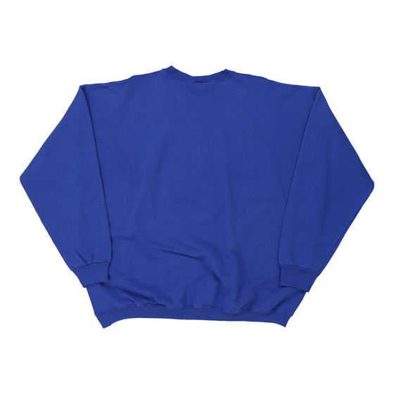 Vintage blue Hanes Sweatshirt - mens x-large