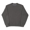 Vintage grey Fruit Of The Loom Sweatshirt - mens medium