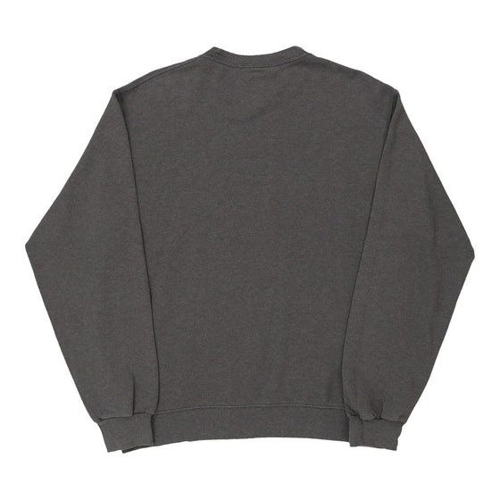 Vintage grey Fruit Of The Loom Sweatshirt - mens medium